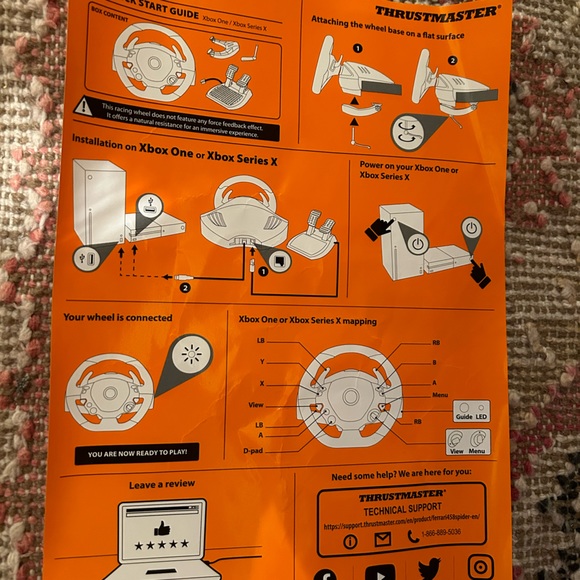Thrustmaster - Ferrari 458 Spider racing wheel and pedals (Xbox X/S & One) - Picture 14 of 14
